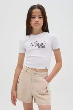 Футболка хлопковая с принтом OVS