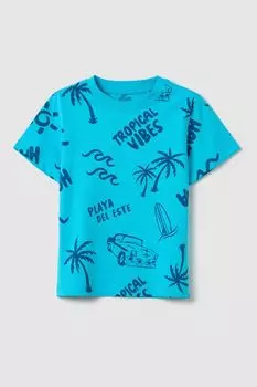 Футболка хлопковая с принтом OVS