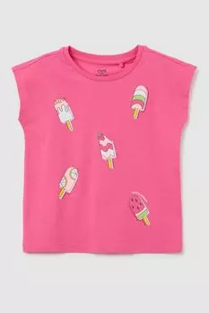 Футболка хлопковая с принтом OVS