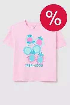 Футболка хлопковая с принтом OVS