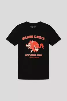 Футболка хлопковая с принтом OVS