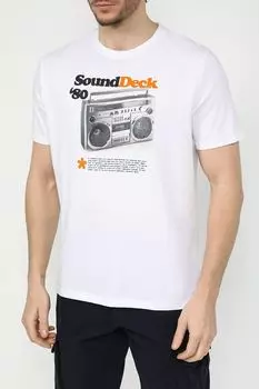 Футболка хлопковая с принтом OVS