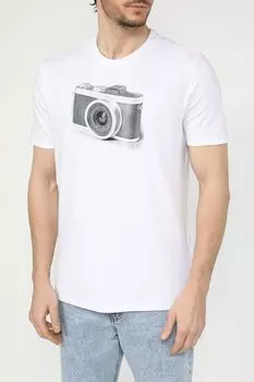 Футболка хлопковая с принтом OVS