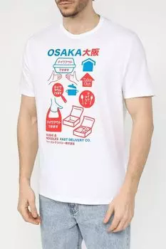 Футболка хлопковая с принтом OVS