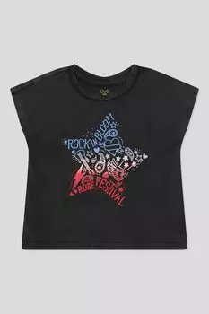 Футболка хлопковая с принтом OVS