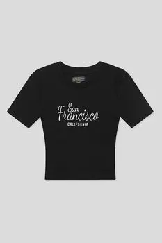 Футболка хлопковая с принтом OVS