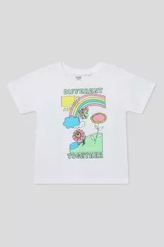 Футболка хлопковая с принтом OVS