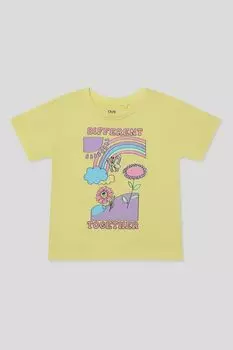 Футболка хлопковая с принтом OVS