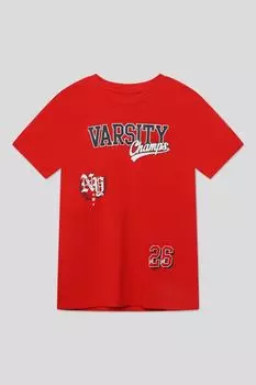 Футболка хлопковая с принтом OVS