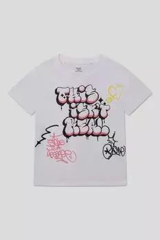 Футболка хлопковая с принтом OVS