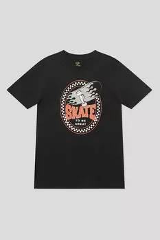 Футболка хлопковая с принтом OVS