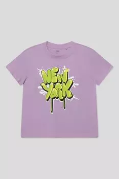 Футболка хлопковая с принтом OVS