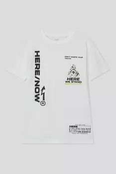 Футболка хлопковая с принтом OVS