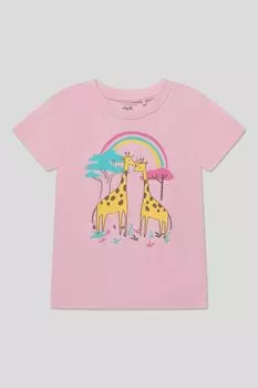 Футболка хлопковая с принтом OVS