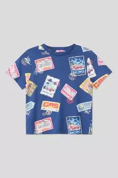 Футболка хлопковая с принтом OVS