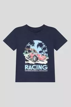 Футболка хлопковая с принтом OVS