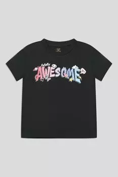 Футболка хлопковая с принтом OVS