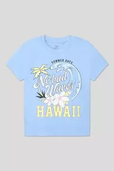 Футболка хлопковая с принтом OVS