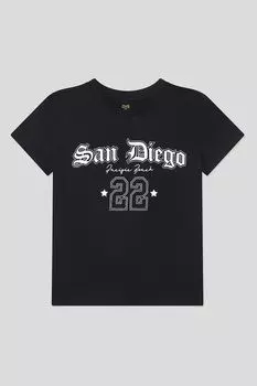 Футболка хлопковая с принтом OVS