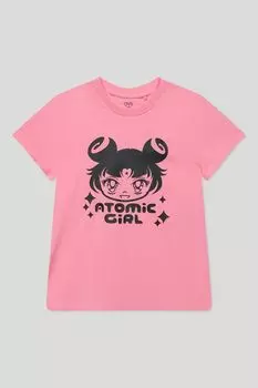 Футболка хлопковая с принтом OVS