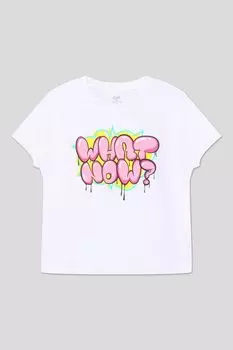 Футболка хлопковая с принтом OVS