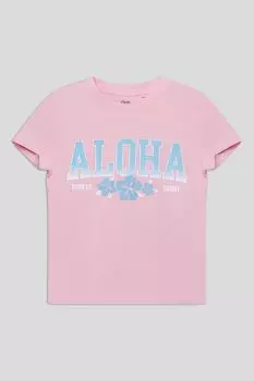 Футболка хлопковая с принтом OVS