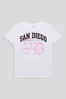 Футболка хлопковая с принтом OVS