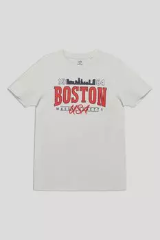 Футболка хлопковая с принтом OVS