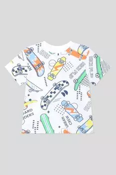 Футболка хлопковая с принтом OVS