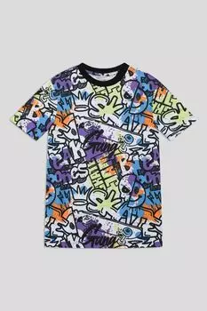 Футболка хлопковая с принтом OVS