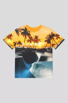 Футболка хлопковая с принтом OVS