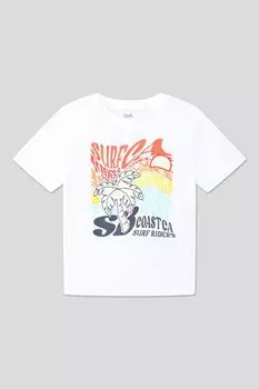 Футболка хлопковая с принтом OVS