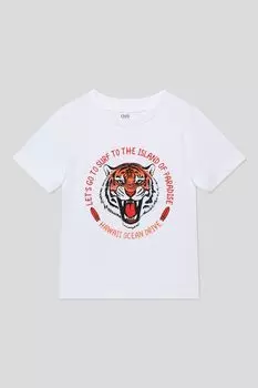 Футболка хлопковая с принтом OVS