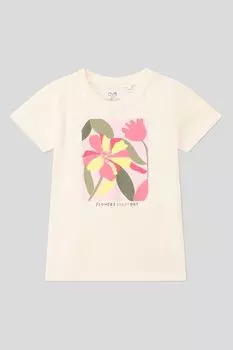 Футболка хлопковая с принтом OVS