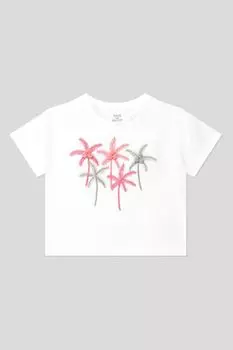 Футболка хлопковая с принтом OVS