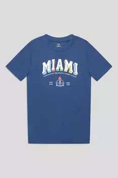 Футболка хлопковая с принтом OVS