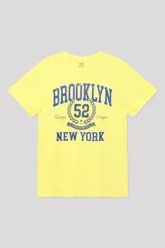 Футболка хлопковая с принтом OVS