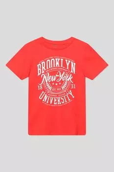 Футболка хлопковая с принтом OVS