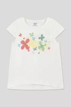 Футболка хлопковая с принтом OVS