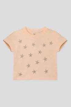 Футболка хлопковая с принтом OVS