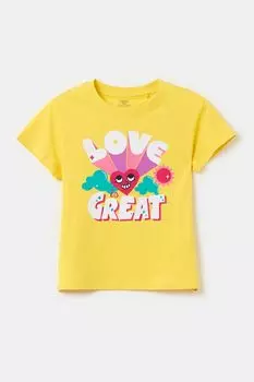 Футболка хлопковая с принтом OVS