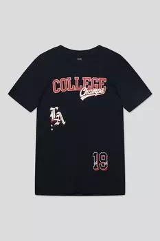 Футболка хлопковая с принтом OVS