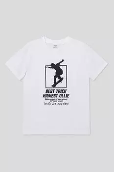 Футболка хлопковая с принтом OVS