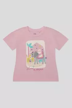 Футболка хлопковая с принтом OVS