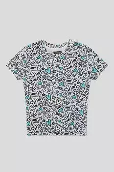 Футболка хлопковая с принтом OVS