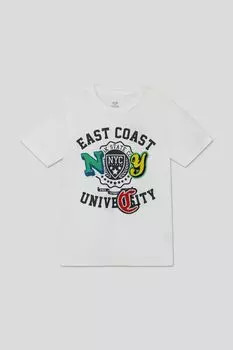 Футболка хлопковая с принтом OVS