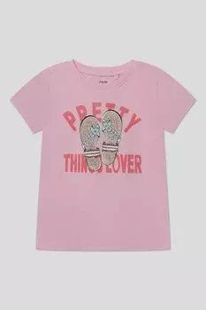 Футболка хлопковая с принтом OVS