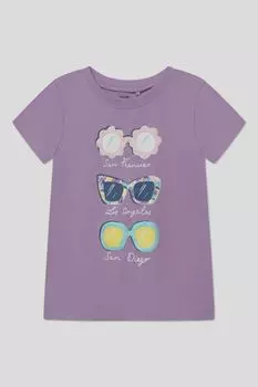 Футболка хлопковая с принтом OVS