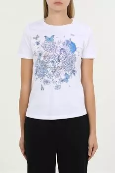 Футболка хлопковая с принтом OVS