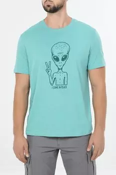 Футболка хлопковая с принтом OVS